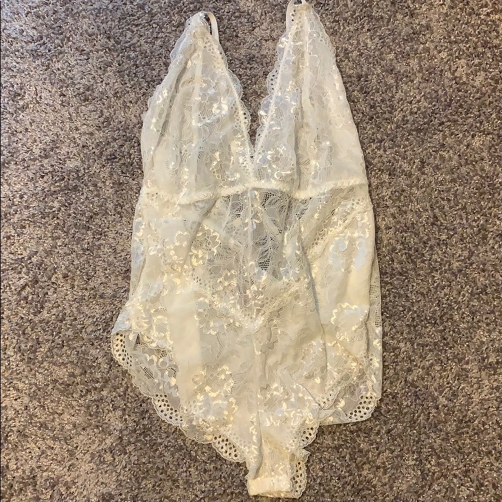 White Lace Bodysuit